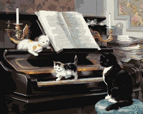 Картина за номерами "Музиканти ©Генрієтта Роннер-Кніп" Ідейка KHO4328 40x50см