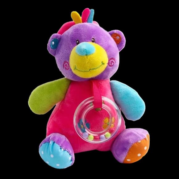 Брязкальце - м'яка іграшка Bambi C20560 з музичним механізмом 