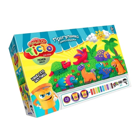 Набір для творчості "Тісто для ліплення Master Do" TMD-07-01-04U укр 