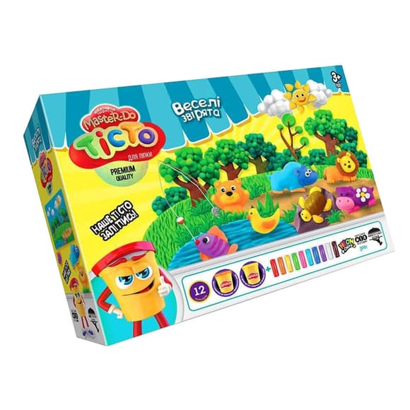 Набір для творчості "Тісто для ліплення Master Do" TMD-07-01-04U укр 