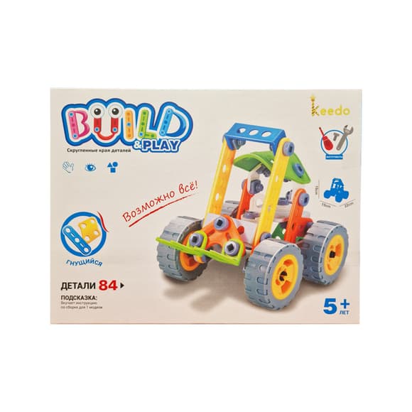 Конструкто р Build&Play "Навантажувач" HANYE J-7703, 84 елементи