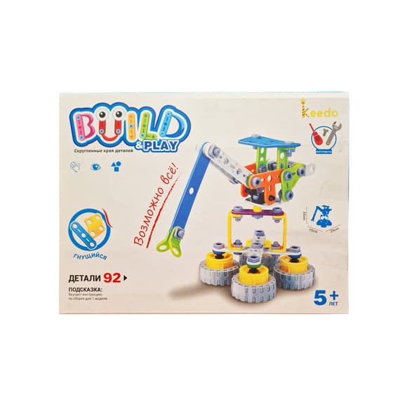 Конструк тор Build&Play "Портовий кран" HANYE J-7701, 92 елементи