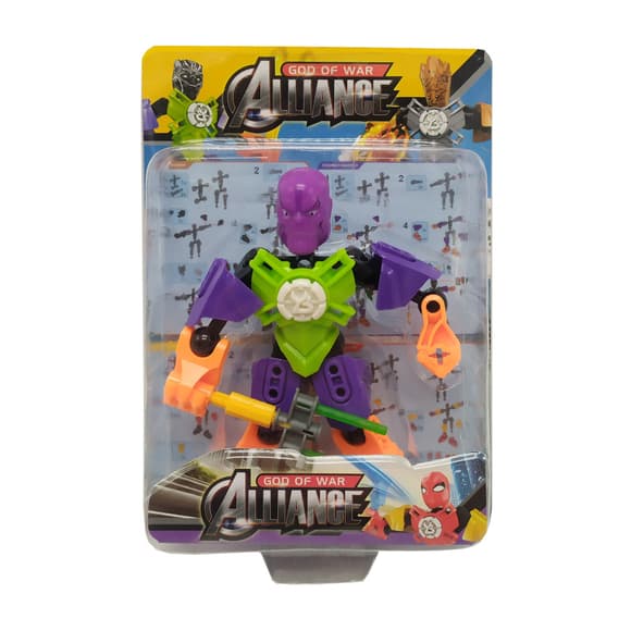 Дитячий Конструктор F2013-2A-1-4 шарнірний, фігурка, 12см 