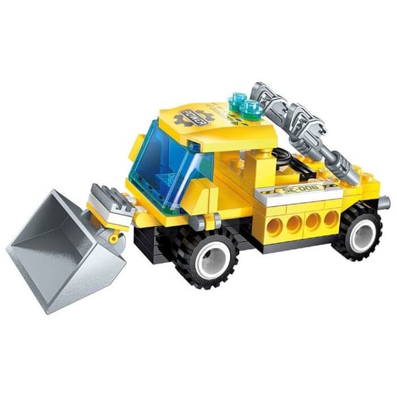 Дитячий Конструктор Qman 1408-1-8 транспорт, 76 дет 