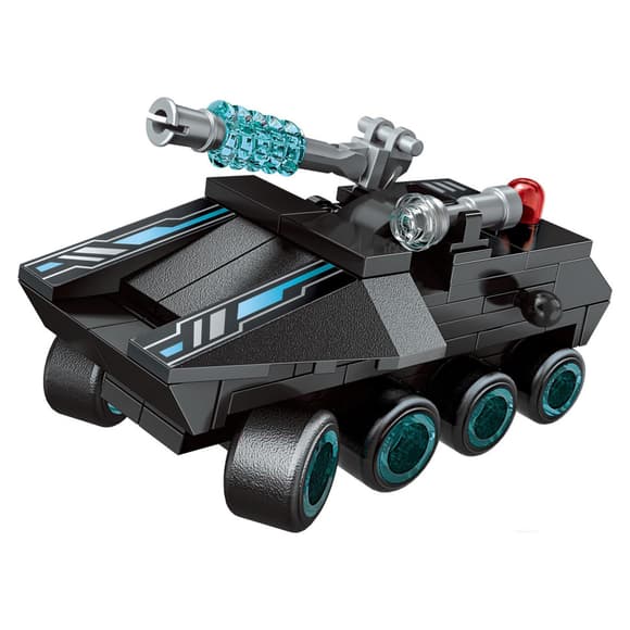 Дитячий Конструктор Qman 1413-1-8 транспорт, зброя, 95 дит.