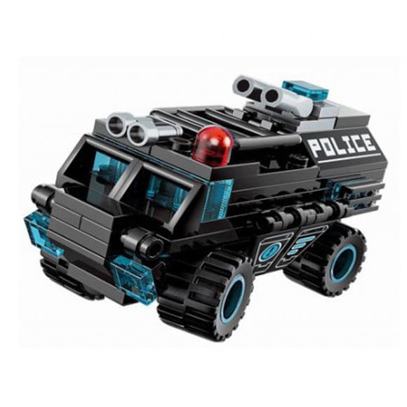 Детский Конструктор Qman 1413-1-8 транспорт, оружие, 95 дет