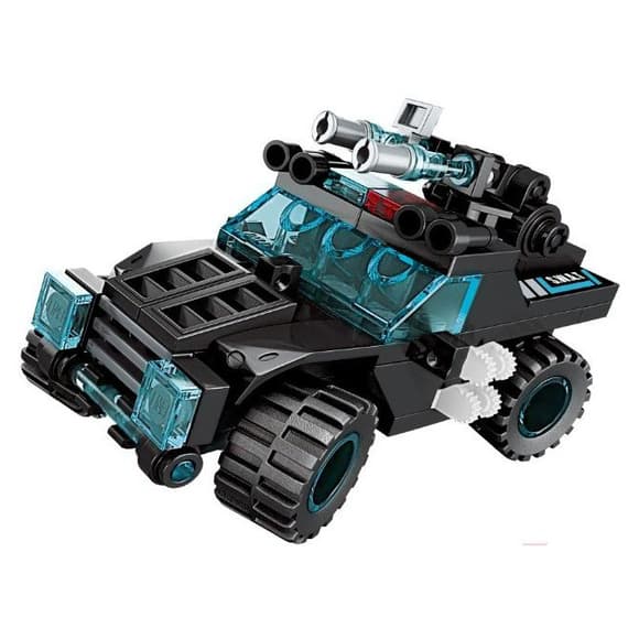 Дитячий Конструктор Qman 1413-1-8 транспорт, зброя, 95 дит. 