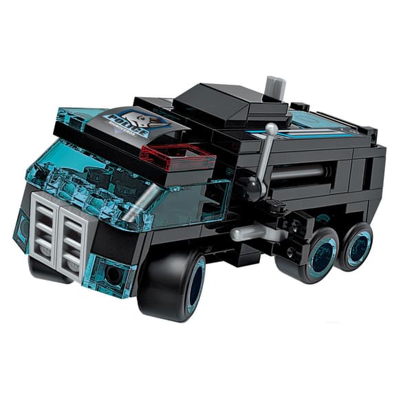 Дитячий Конструктор Qman 1413-1-8 транспорт, зброя, 95 дит. 