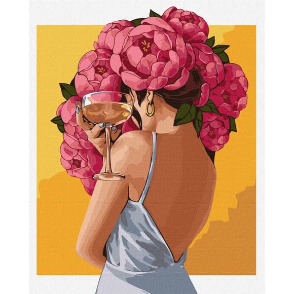 Картина по номерам "Цветущая тайна" Идейка KHO4911 40х50 см