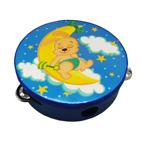 Деревянная игрушка Бубен MD 0367-19-30 диаметр 15 см