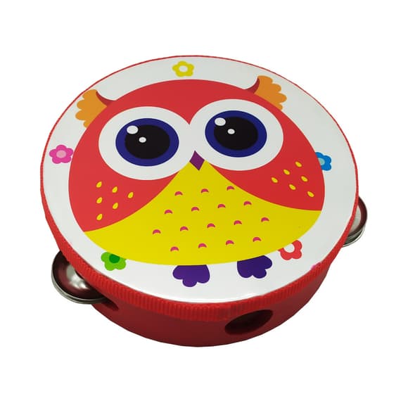 Деревянная игрушка Бубен MD 0367-19-30 диаметр 15 см