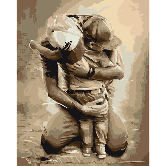 Картина по номерам "Отцовские объятья" Art Craft 10337-AC 40х50 см