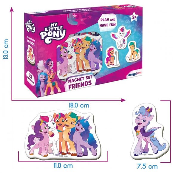 Набір магнітів "My Little Pony Друзі" Magdum МЕ 5031-22