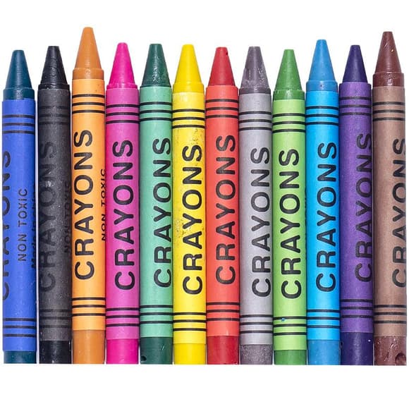 Воскові олівці 12 кольорів CRAYONS 2688A