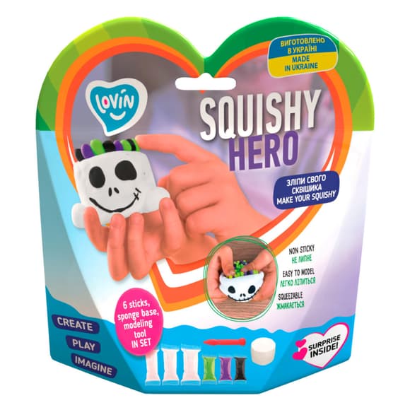 Набір для ліплення з повітряним пластиліном Squishy Scary Ghost ТМ Lovin 70126