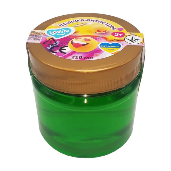 Игрушка-антистресс 210 мл Slime time ТМ Lovin 80142