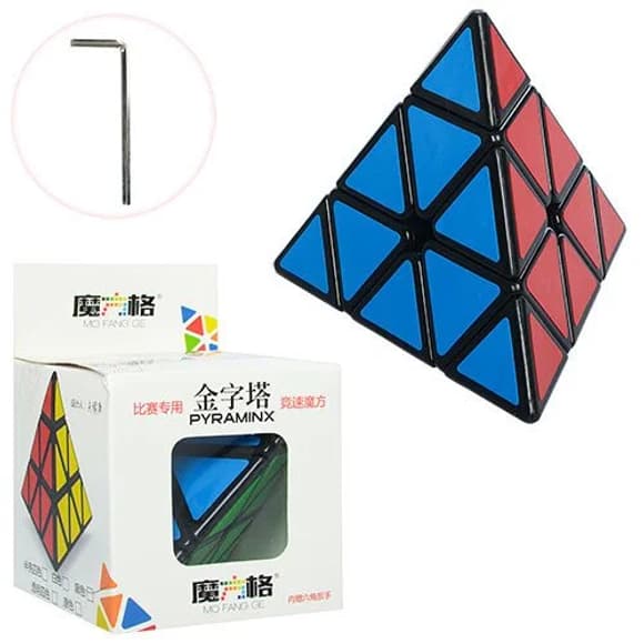 УЦІНКА! Головоломка пірамідка Pyraminx black 394-12-UC