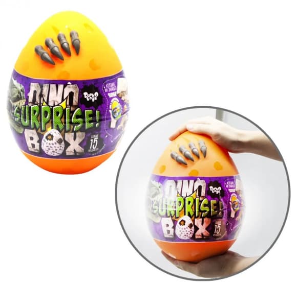 УЦЕНКА!!! Набор креативного творчества "Dino Surprise Box" Danko Toys DSB-01-01U(O)-UC укр