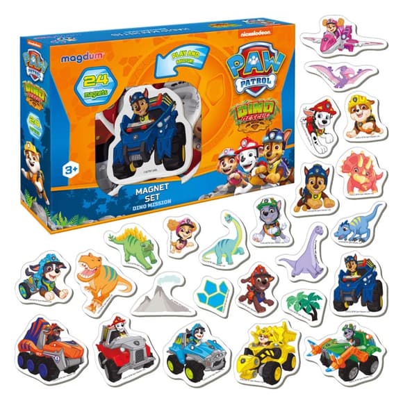 Набір магнітів  Magdum ML4034-05 "Щенячий патруль. Диномісія"