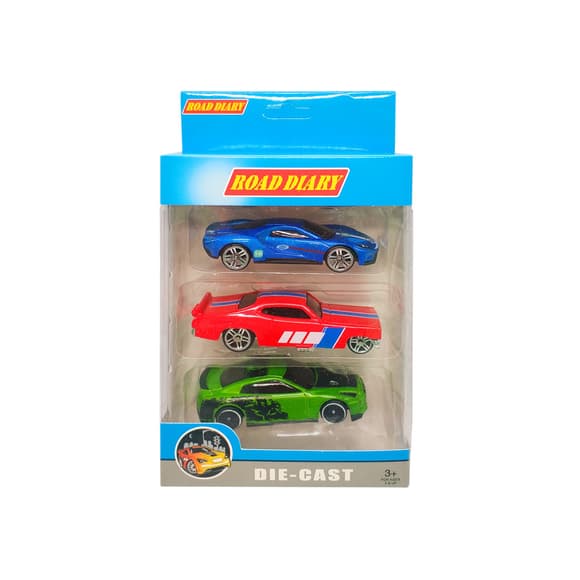 Набір машин металевих у коробці 3 шт 699-03S-1-4