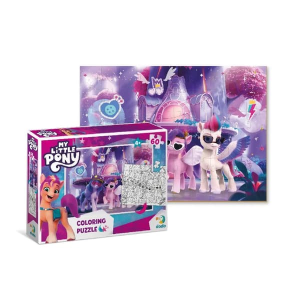 Детские Пазлы 2 в 1 My Little Pony "Вечеринка" DoDo 200136 60 элементов