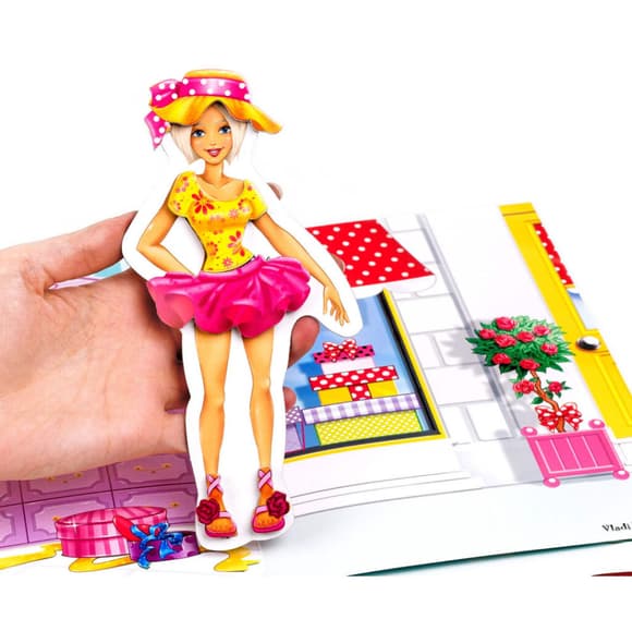 Магнитная игра Одевашка "Блондинка" Vladi Toys VT3204-30 Укр