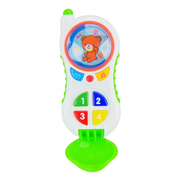 Музичний телефончик, що розвиває PL-721-46, батарейки, озвучений Укр. мовою, веселі фрази