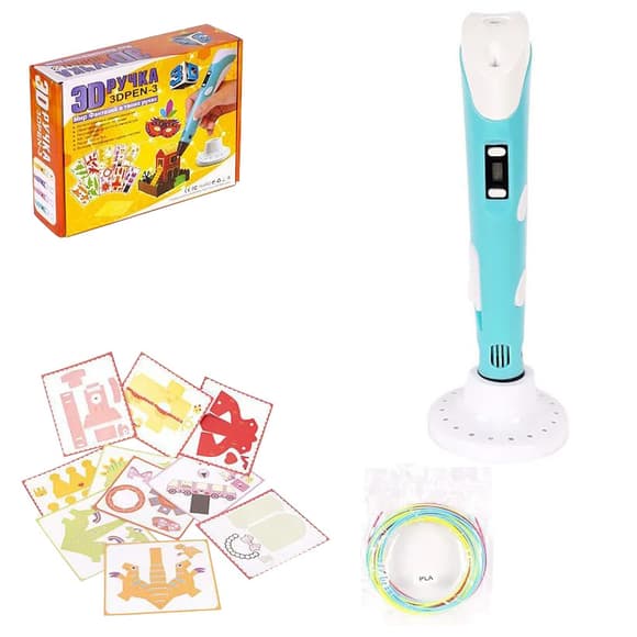 3D Ручка (3DPEN-3) - 3 NEW з трафаретами DX008