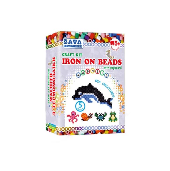 Набір для творчості Магніти з термомозаїки "Морські" УМНЯШКА TM-013