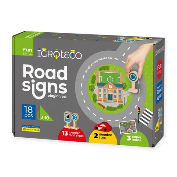 Дитяча гра навчально-пізнавальна "Дорожні знаки" Igroteco 900149