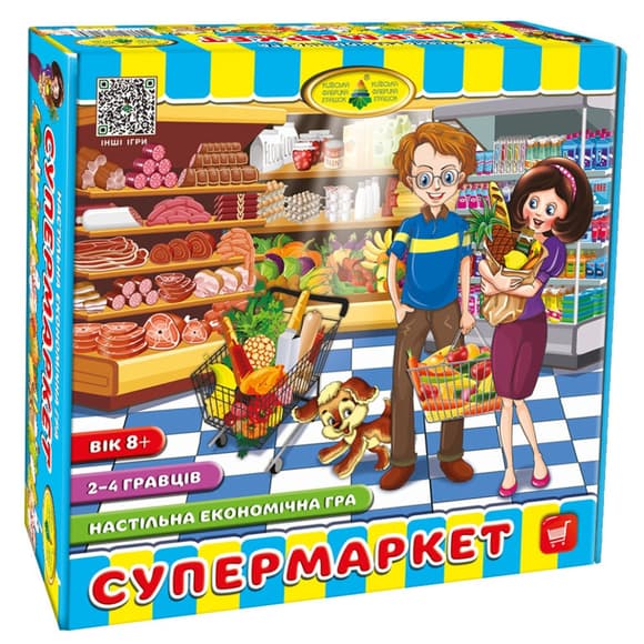 Игра "Супермаркет" 82289 экономичная игровое поле 560х410 мм