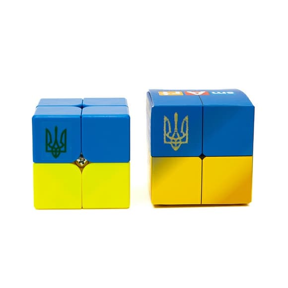 Головоломка Розумний кубик 2х2х2 "Прапор України" SCU222 (Bicolor Smart Cube 2x2x2 "Ukraine")