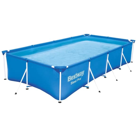 Басейн каркасний "Steel Pro" BESTWAY 56424 400Х211Х81 см, фільтр-насос