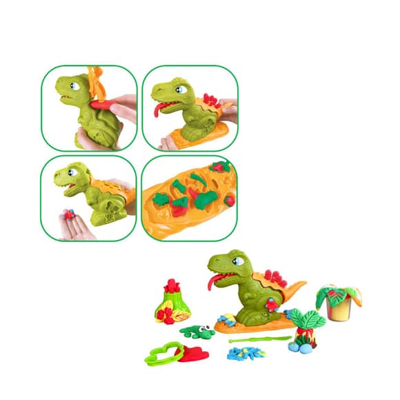 Набор для лепки с тестом "Dino Max" Lovin 41173