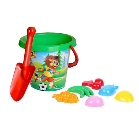 Игрушка "Набор песочный 1" ТехноК 3091TXK ведерко, 6 пасочек и лопатка