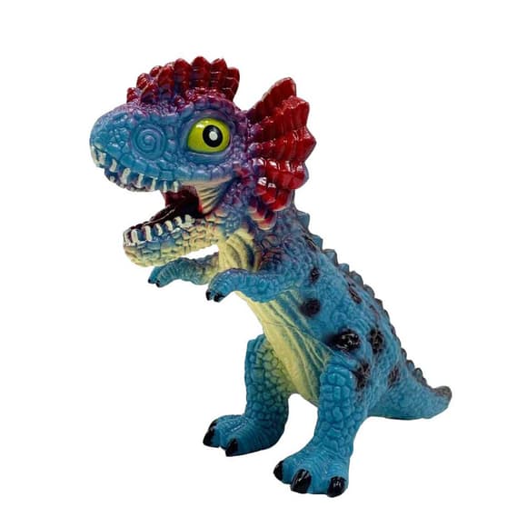 Динозавр 7079-1 гумовий з пищалкою 