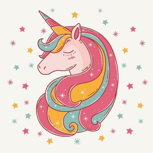 Розпис н а полотні "Мрійлива єдиноріжка" Art Craft 15001-AC 30х30 см