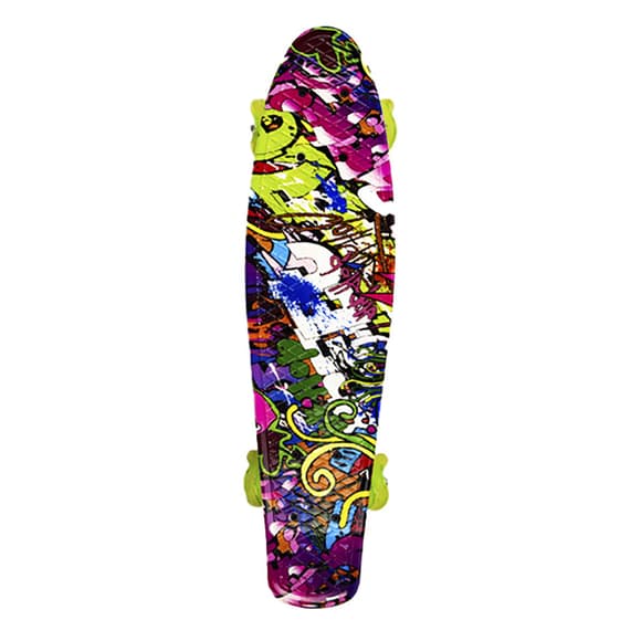 Скейт "Пенні борд" Bambi SC20507 квадратні PU колеса зі світлом, 56 см