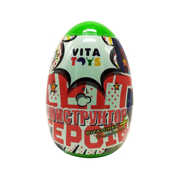 Конструктор у яйці "Герої" Vita Toys VTK 0074 100 деталей