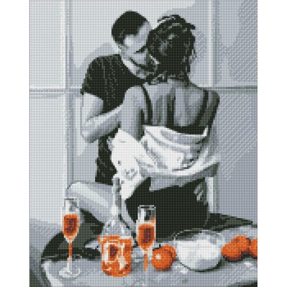 Алмазна мозаїка "Ранкова пристрасть" Ідейка AMO7448 40х50 см