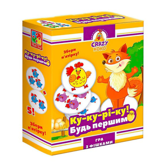 Гра наст ільна "Ку-ку-ре-ку!" Vladi Toys VT8025-08 VT8025-08 укр