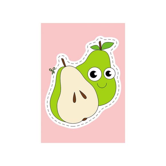 Вырезалки для самых маленьких. Овощи и фрукты КЕНГУРУ 1376003 от 3 лет