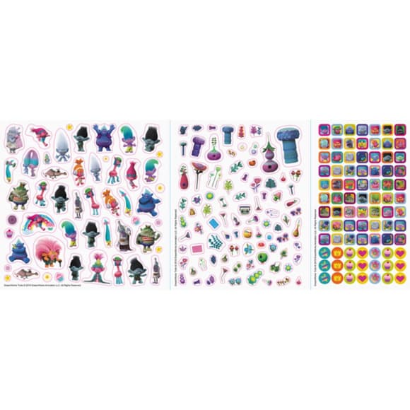 Альбом с наклейками Тролли Ранок 962003 Твой творческий альбом                               