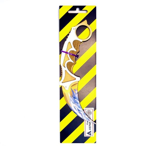 Ніж  дерев'яний сувенірний "SO-2 КЕРАМБІТ FROZEN ЛЕД" SO2CAR-F