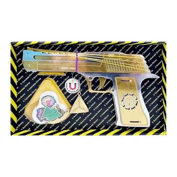 Соб ранная модель Резинкострел "DESERT EAGLE" DE-G-B, GOLD