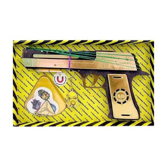 Со бранная модель Резинкострел "DESERT EAGLE" DE-B-B, BLACK