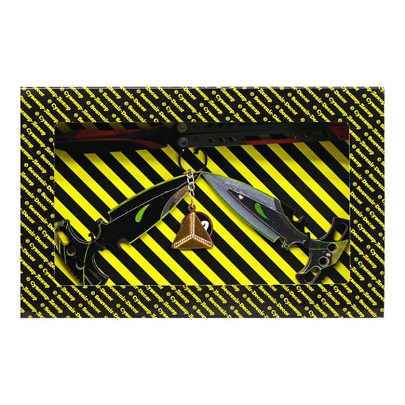 Набір сувенірних ножів дерев'яних SO-2 "МЕТЕЛЬ BLACK WIDOW & HARMONY daggers" SO2-11-B