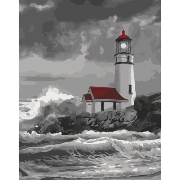 Картина по номерам "Огонек надежды" Art Craft 10500-AC 40х50 см