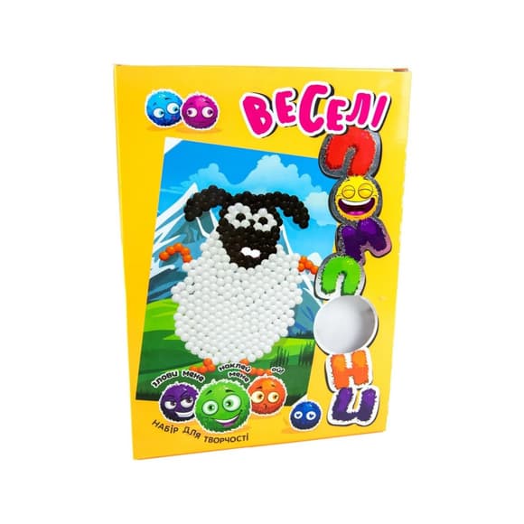 Набор для творчества "Овечка" Strateg 30994 веселые помпоны