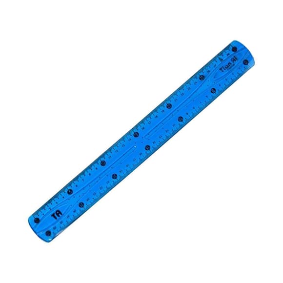 Лінійка неломайка ESA-0031 м'який пластик, 30 см